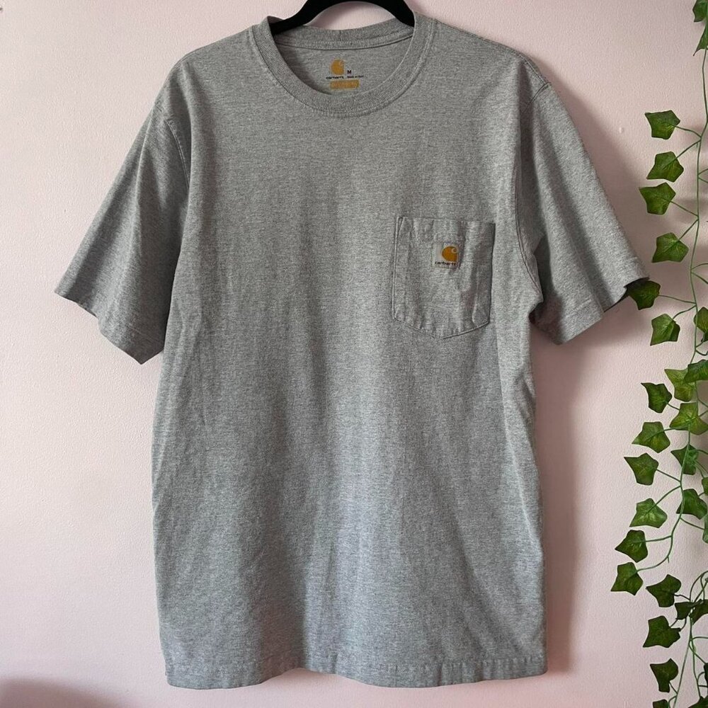 Grey Carhartt Pocket Tee